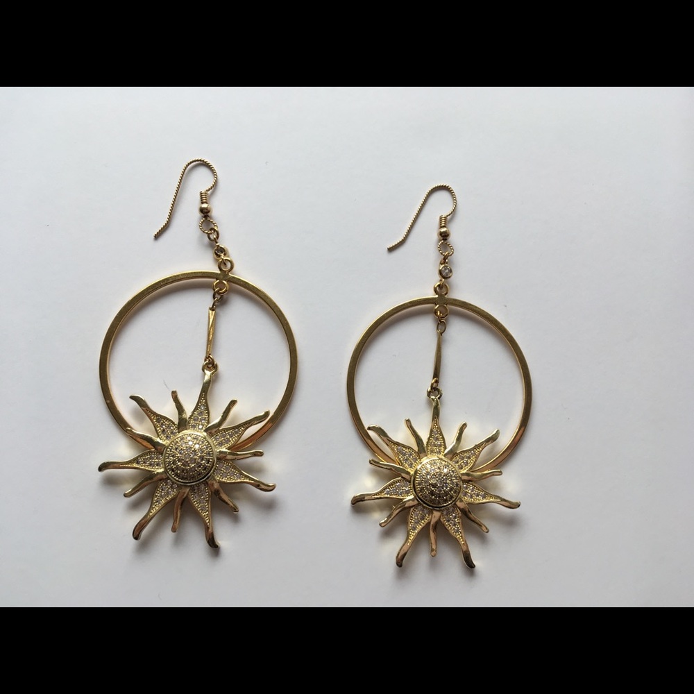 Sun earrings